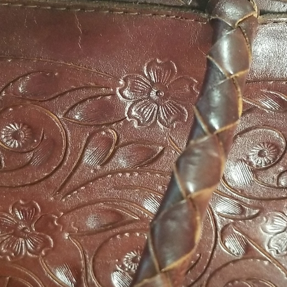 🌵Leather Hand-Tooled Purse From Mexico - Picture 7 of 9